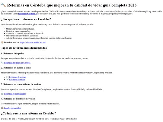 reformascordobaindex screenshot