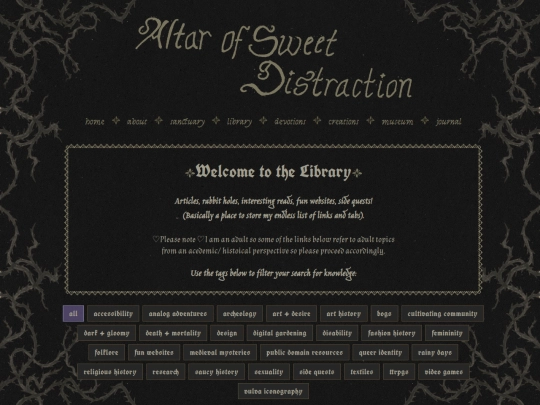 library screenshot