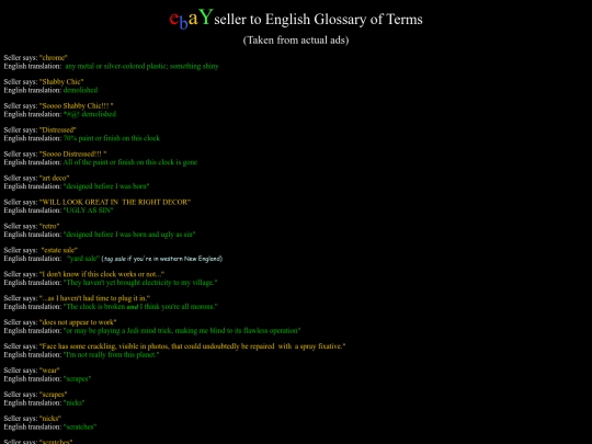 glossary screenshot
