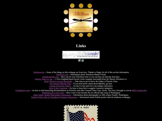 links screenshot