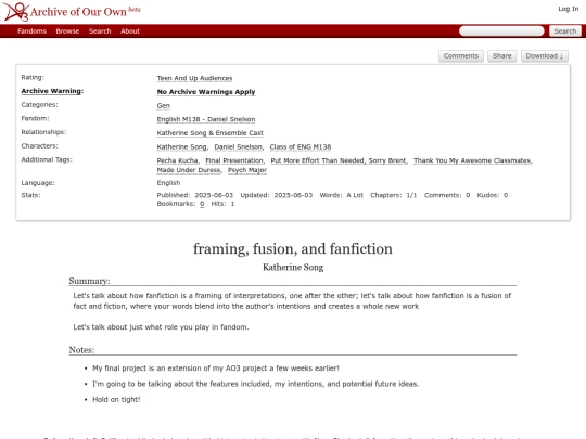 test screenshot