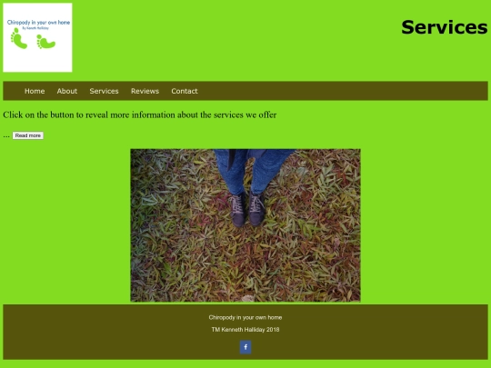 services screenshot