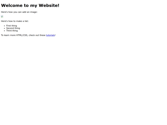 index screenshot