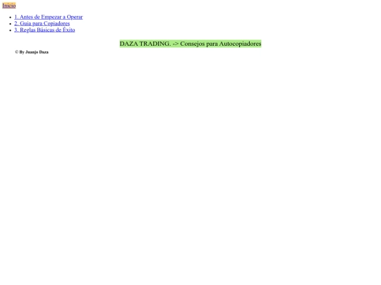 1_DAZA TRADING WEB/Consejos screenshot
