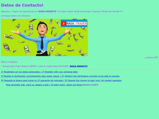 1_DAZA TRADING WEB/Contactar screenshot