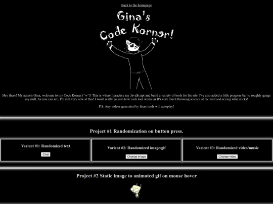 GinasCodeKorner screenshot