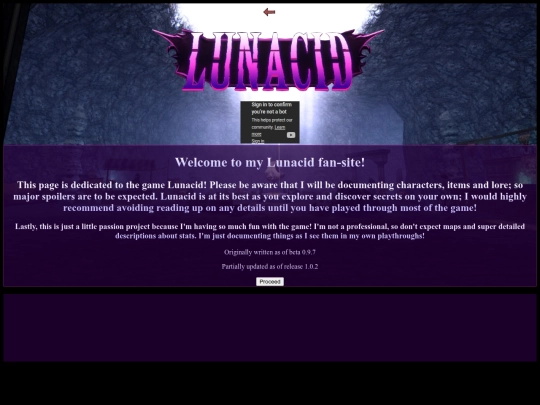 Lunacid screenshot