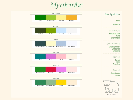 scrapbook/palettes screenshot