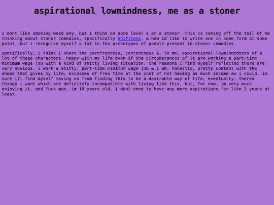 subdomains/blog/blog posts/aspirational lowmindedness, me as a stoner screenshot