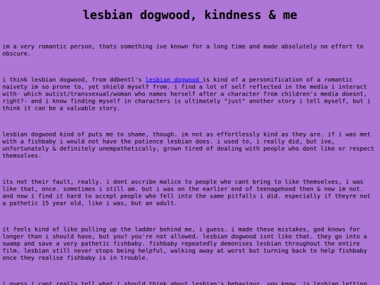 subdomains/blog/blog posts/lesbian dogwood, kindness & me screenshot
