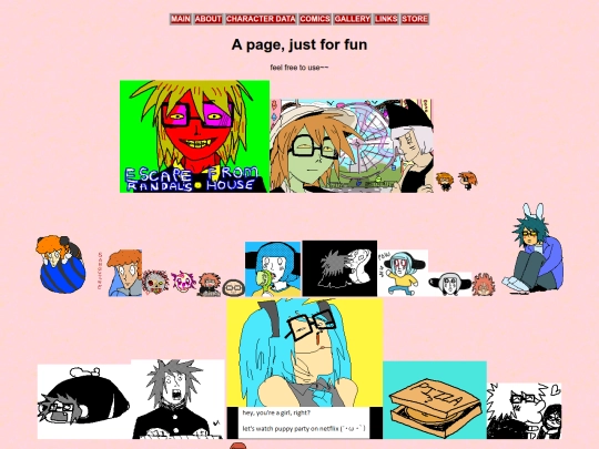 fun/funpage screenshot