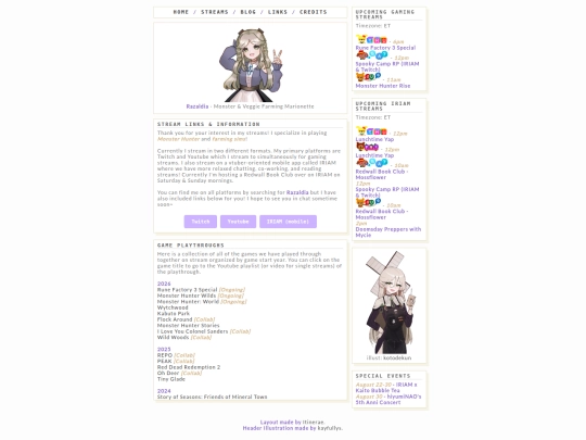 streams screenshot