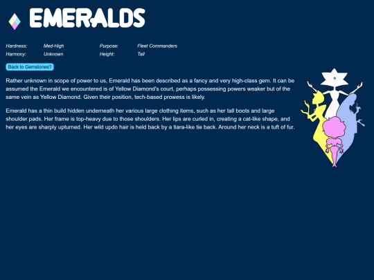 typesOfEmeralds screenshot