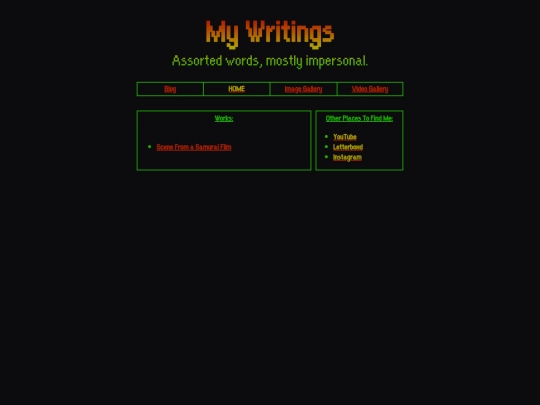 writing/writingindex screenshot