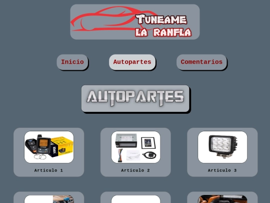 autopartes screenshot