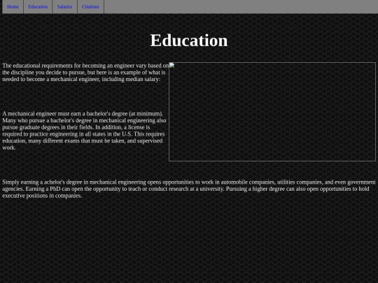 Education screenshot