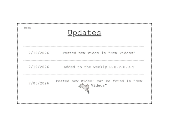Updates screenshot