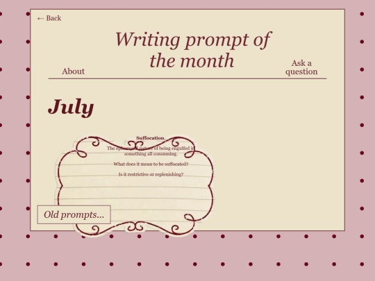 writing-prompts screenshot
