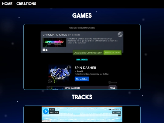 creations screenshot