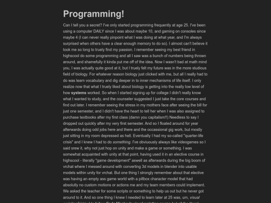 programming screenshot