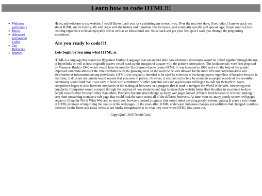 index screenshot