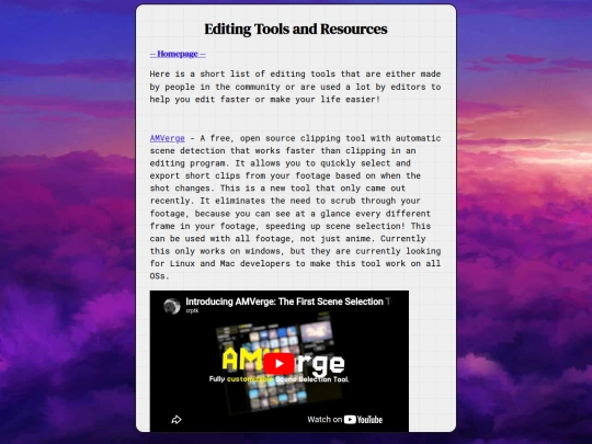 pages/resources screenshot