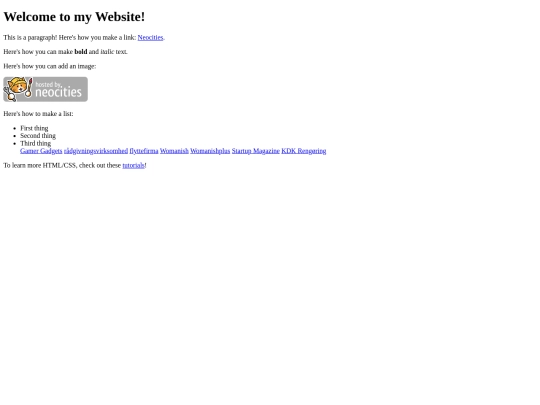index screenshot