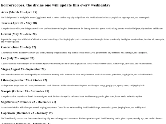 horroscopesarchive/1july2024 screenshot