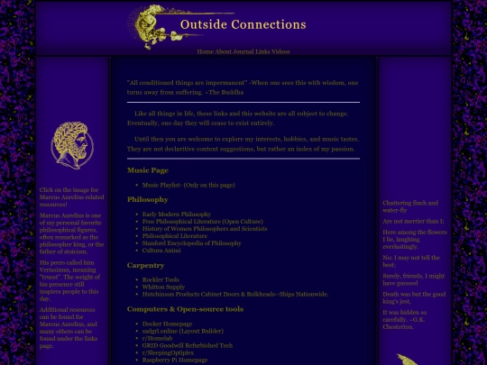 links screenshot