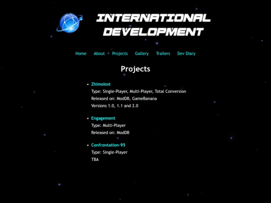 projects screenshot