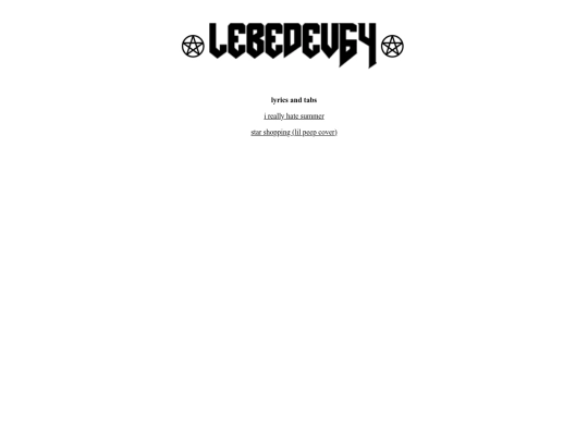 lyrics-tabs-page screenshot