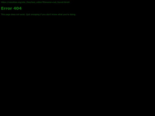not_found screenshot