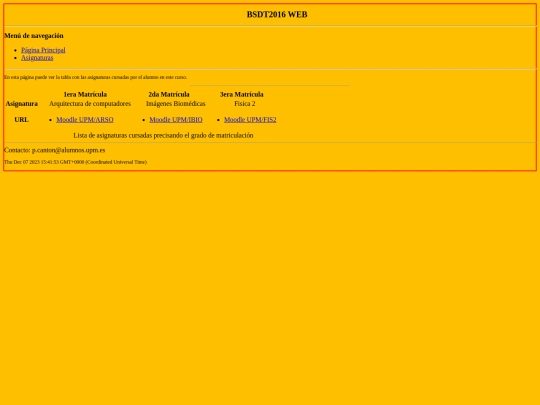 Práctica 1/asignaturas screenshot