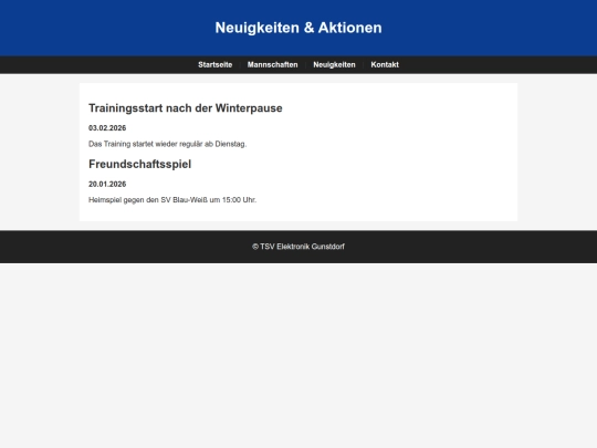 neuigkeiten screenshot