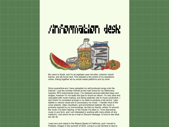 info-desk screenshot