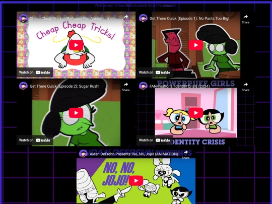 Animations screenshot