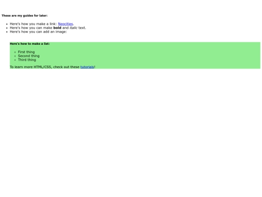htmlnotes screenshot