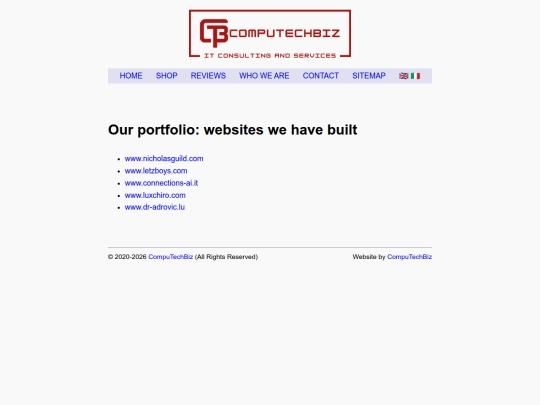 website-portfolio screenshot