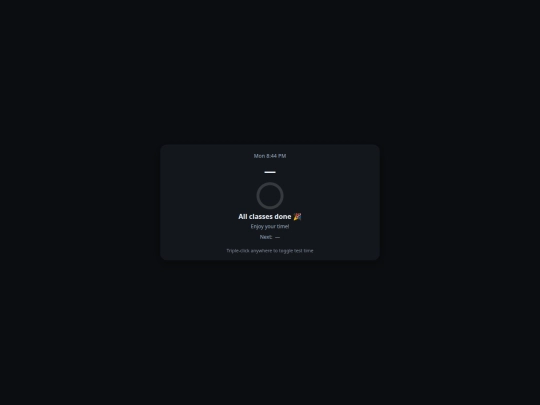 ClassCountdown screenshot