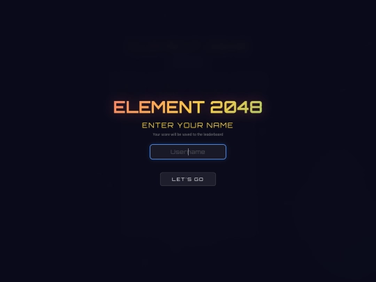 Element2048 screenshot