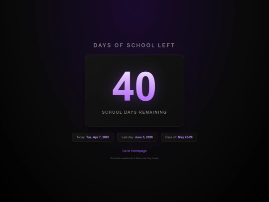 SchoolCountdown screenshot