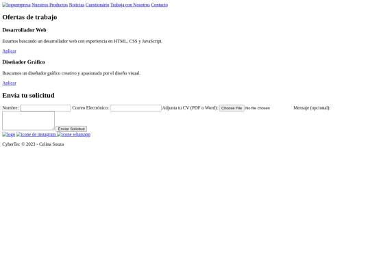 trabajaconnosotros screenshot