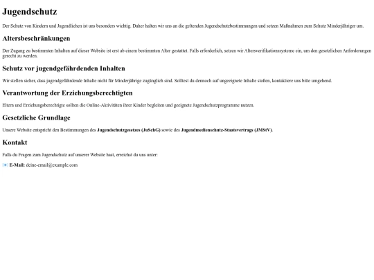 jugend screenshot