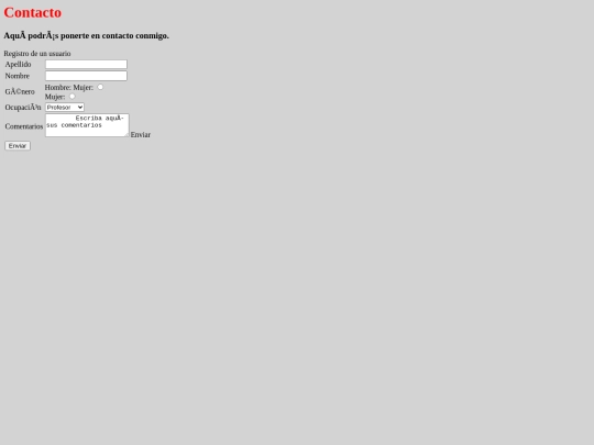 HTML5/Formulario screenshot