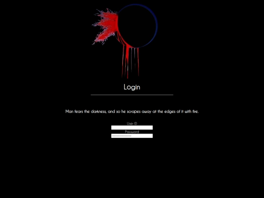 login screenshot