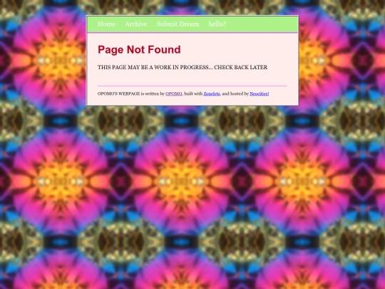 not_found screenshot
