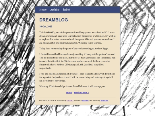 posts/2025-10-30-DREAMBLOG screenshot