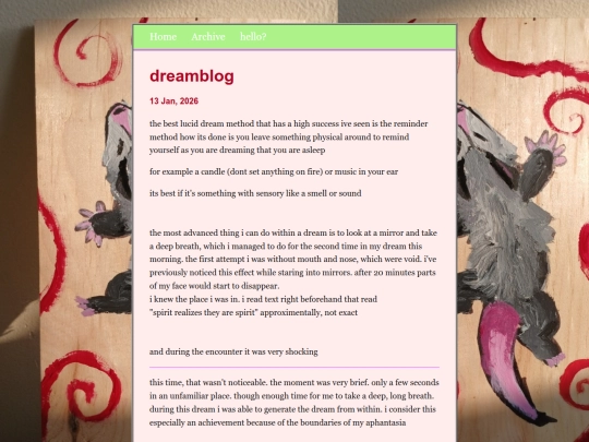 posts/2026-01-13-dreamblog screenshot