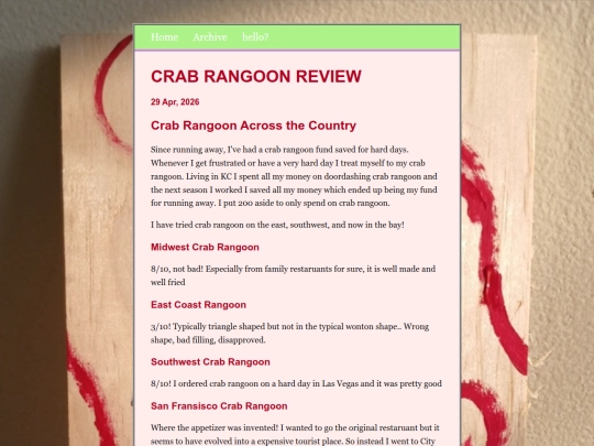 posts/2026-04-29-CRAB-RANGOON-REVIEW screenshot