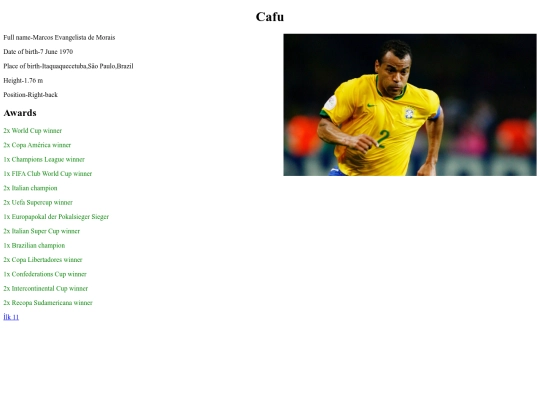 Cafu screenshot